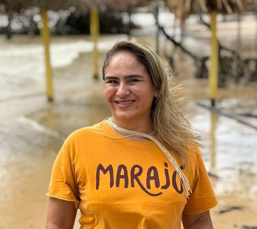 Fernanda, proprietária da pousada